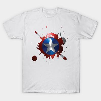 T Shirt Women Captain Splash Harajuku Print Kawaii Tshirt Summer Short Sleeve Female T-Shirt Top Tee