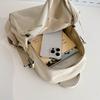 Schoolbag Backpack 1011 New Fashion Versatile Trend Travel Large Capacity Backpack Women's School Bag Crossbody One Shoulder Light Bag