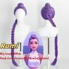 Movie Kpop Cosplay Wig Mira Rumi Zoey Demon Hunters Purple Black Red Long Hair Heat Resistant Synthetic Wigs Carnival Props