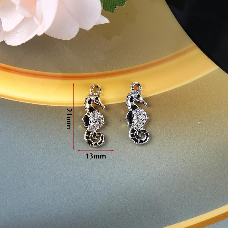 Handmade Rhinestone Alloy Jewelry: Butterfly, Flower, Rabbit, Bear Buttons & Pendants
