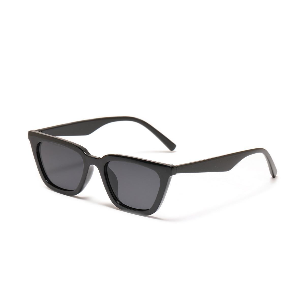 Glasses A127 Retro Small Square Frame Sunglasses, Colored Lens Sunglasses