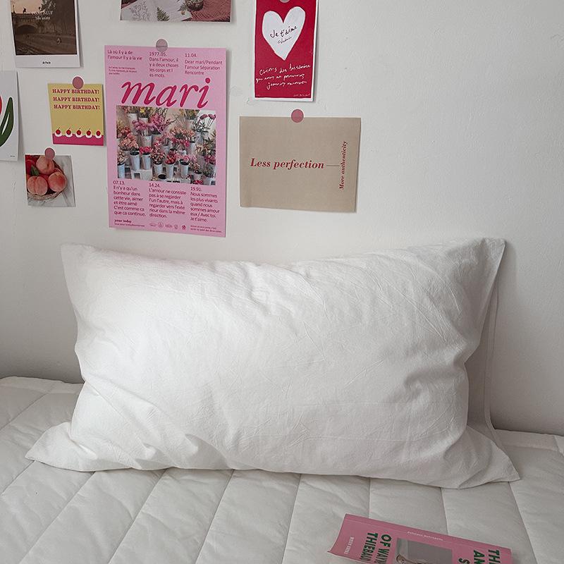 Korean Style 60s Cotton Floral Pillowcase 48x74cm - Single Piece