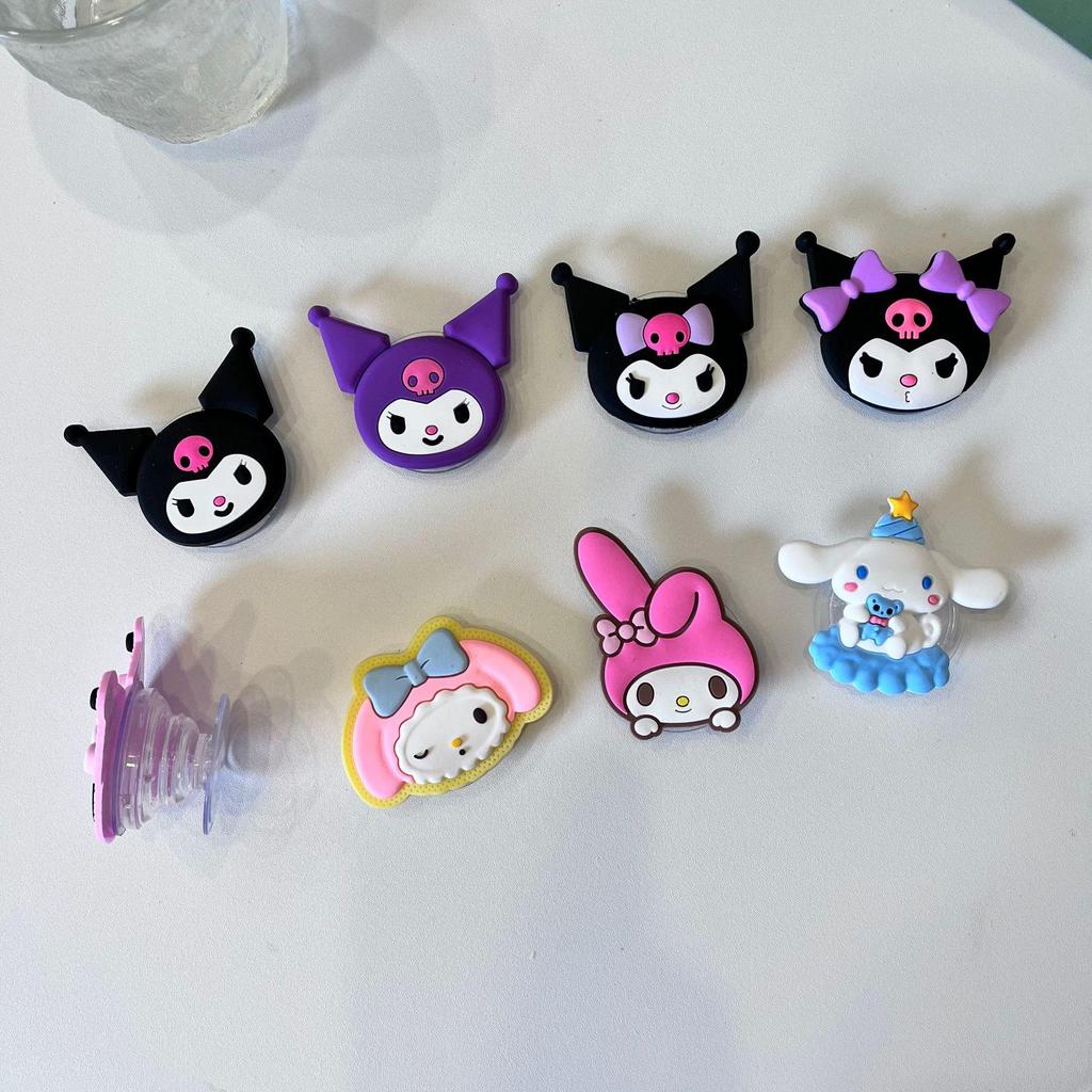 Kuromi & My Melody MagSafe Magnetic Phone Case with Silicone Stand