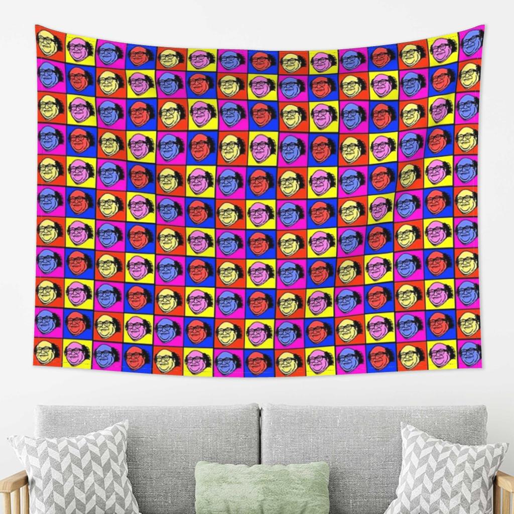 Danny DeVito Pop Art Tapestry Decoration Art Aesthetic Tapestries for Living Room Bedroom Home Wall Cloth Wall Hanging
