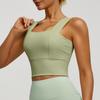 Reggiseno Sportivo con Spalline Larghe Schiena Bella Antiurto Anti-Caduta per Corsa Fitness Push Up