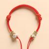 Achtsträngige handgeflochtene Kordel mit Panchang-Knoten für Damen-DIY-Schmuck - Goldener, Bernstein- oder Jadepfad.