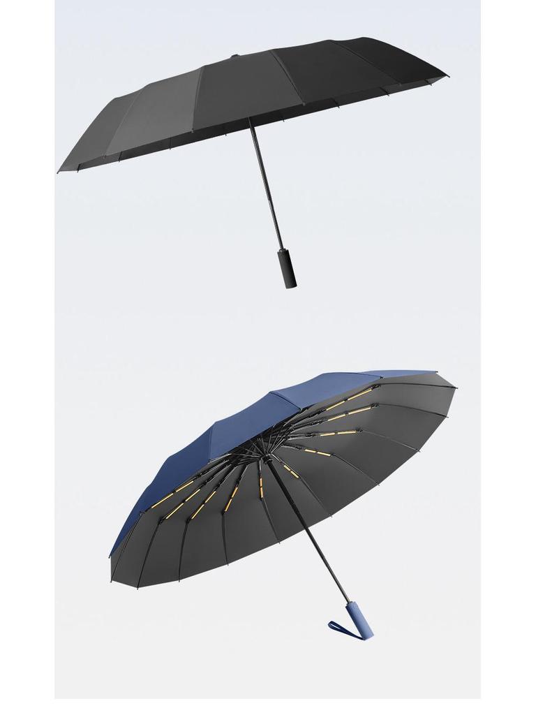 Extra-Large Automatic Folding Umbrella for 3-4 People - Storm-Ready Rain Protection