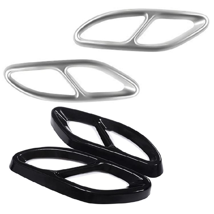 Exhaust Pipe Mufflers Cover Auto Rear Cylinder Exhaust Pipe Cover 1 Pair