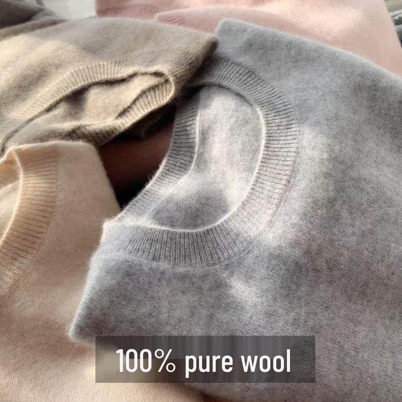 Women's Premium Pure Wool Slimming Knitwear Top
