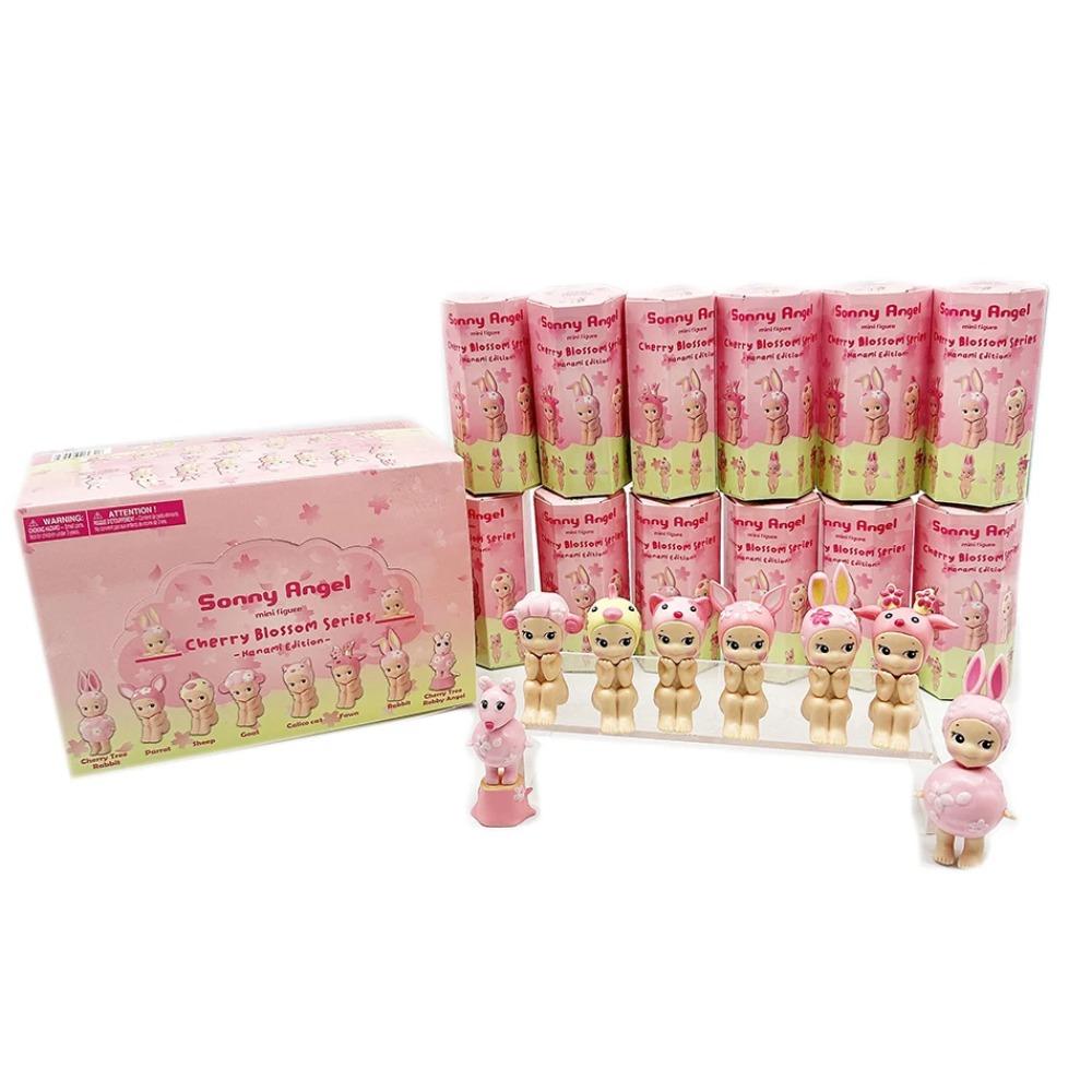 2025 Nová řada Sunny Ange Cherry Blossom Slepá krabička Hračka Květinové moře Edice Sběratelská mini figurka Stolní ozdoba Kawaii Dárky