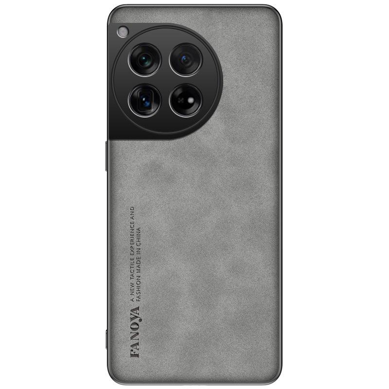OnePlus Turbo6V Phone Case - Light Luxury Leather Texture, Retro Frosted Protective Case for OnePlus ACE6/1+15R
