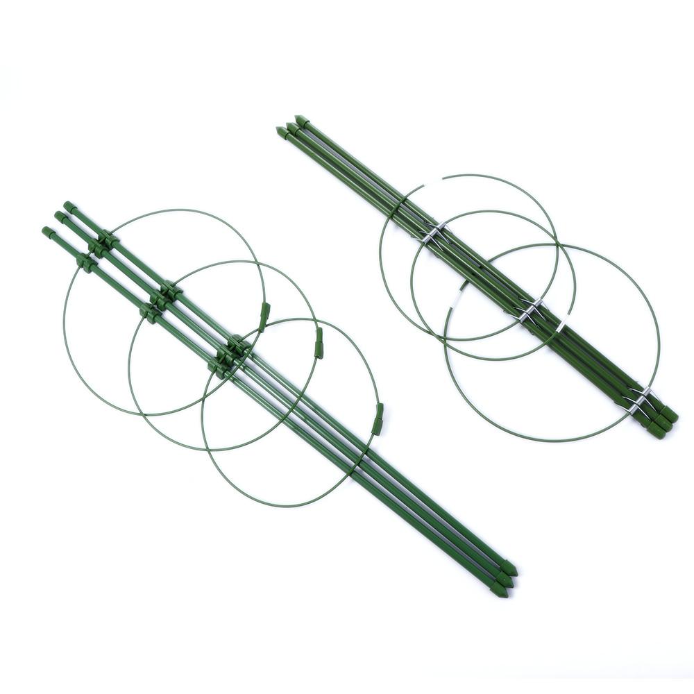 Durable Plastic Decorative Trellis Bracket Potted Support Frame Tomato Cage Climbing Vine Rack