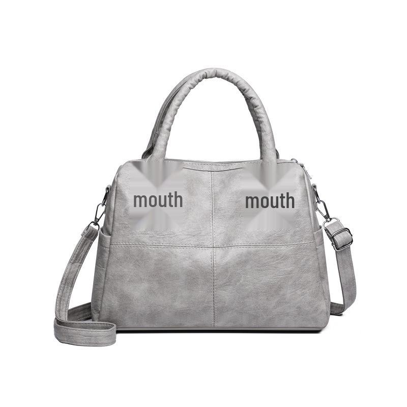 Women's Single-Shoulder Crossbody Bag: 2025 Style, Spacious Soft PU Leather, Mommy & Commuter Handbag.