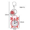 Mini Alarm Clock Keychain: Creative Ornament & Charm for Car, Bag, or Couple Gift