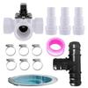 Zestaw obejściowy do podgrzewacza basenowego Zestaw regulacyjny zaworu rozdzielającego basen Połączenie węża Mocowanie wielu jednostek Akcesoria basenowe