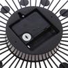 33cm Round Wall Decoration Clock Battery Powered Hanging Wall Clock Ornament Jeweled Artistic Background Housewear Furnishings