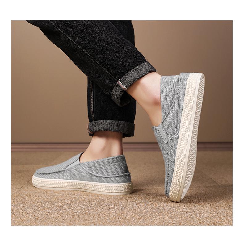 Jin Shi Yuan | Heren Lente Casual Stoffen Schoenen - Comfortabel, Veelzijdig, Ademend met Zachte Zool