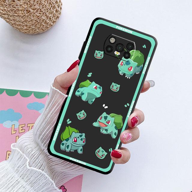 

Чехол с рисунком Покемона Пикачу для Xiaomi Mi Poco X3 NFC M4 F3 C40 11 11T 10T Pro 12 9T 9 10Lite, мягкий чехол на заднюю панель телефона Xiaomi Poco X3 NFC