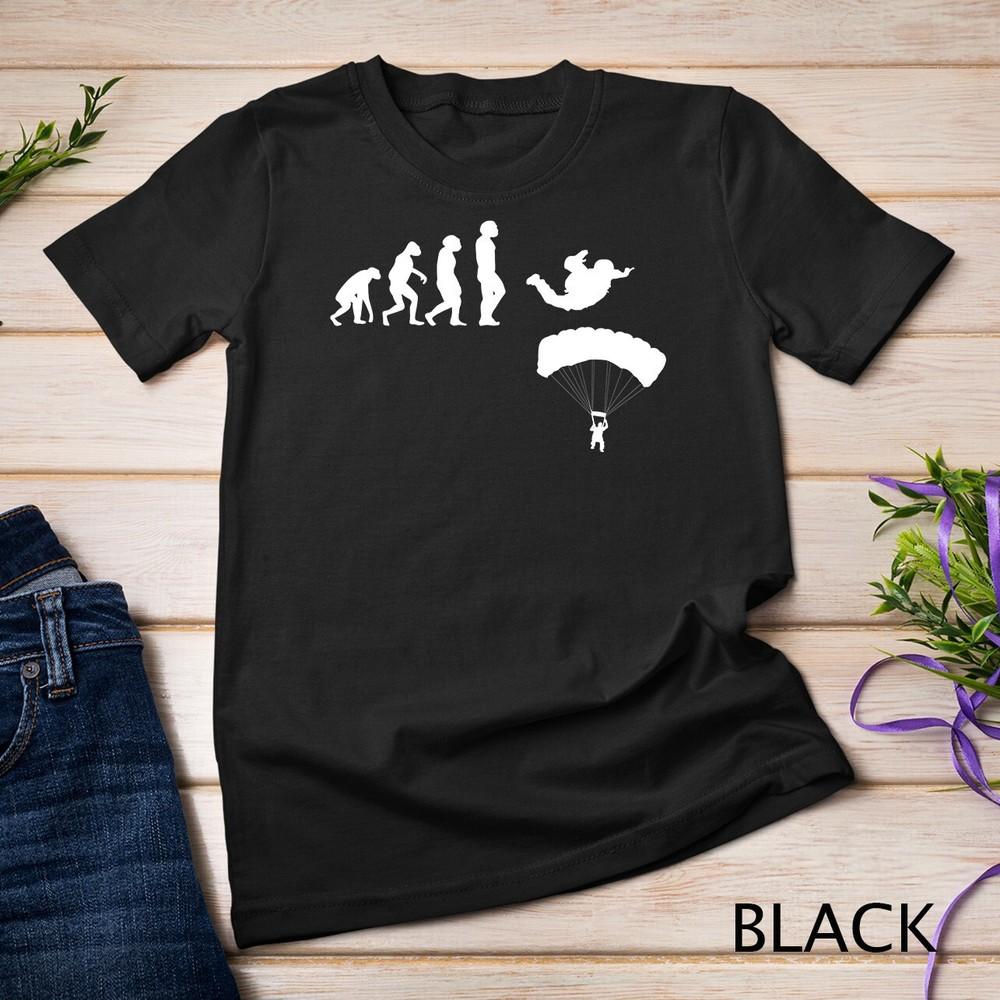 Skydiving Evolution For Sky Diver T-Shirt Unisex T-shirt
