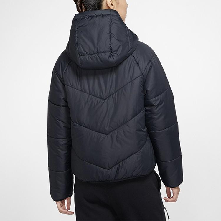 Nike Nsw Syntetická výplň Hřejivá Bunda s Kapucí Dámské Bundy Černá CV8688-011