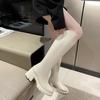 Long boots women's autumn 2025 new thick heel small women's boots thick sole but knee knight boots high boots