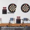 CyeeLife Plastic Dart Holder for 6 Darts, Wall Mountable Dart Holder for Steel Darts and Soft Darts, Dart Accessories