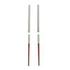 Foldable Wood Chopsticks Portable Detachable Wooden Flatware Chopsticks for Outdoor Camping