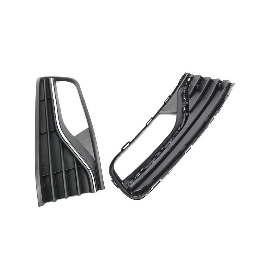 Front Bumper Lower Left and Right Fog Light Cover Grills for VW POLO 6R 2014-2017 6C0854661C 6C0854662C