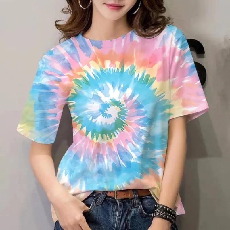 

Ladies Casual T-shirt - Rainbow | Daily Wear 6XL