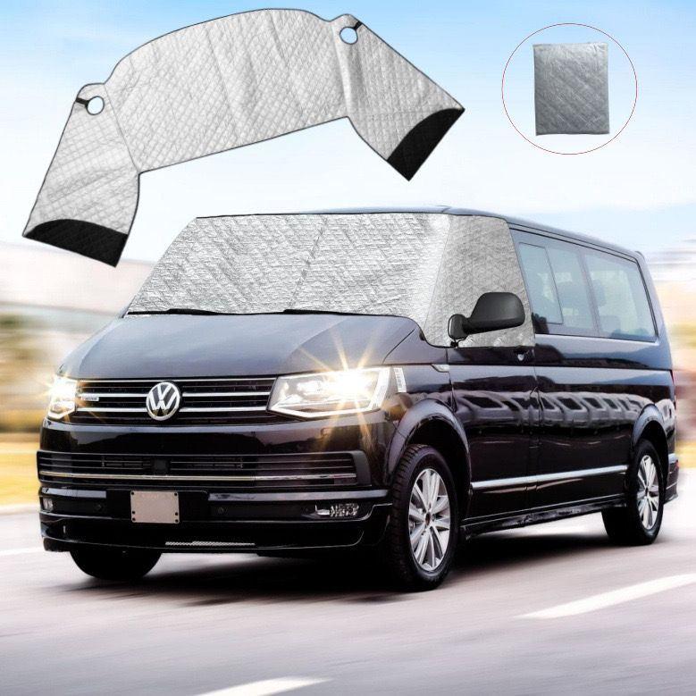 For VW T5 T6 Window Screen Cover Curtain Wrap Blind Camping Frost Car Windshield Visor Cover Window Sun Shade Car Accessories
