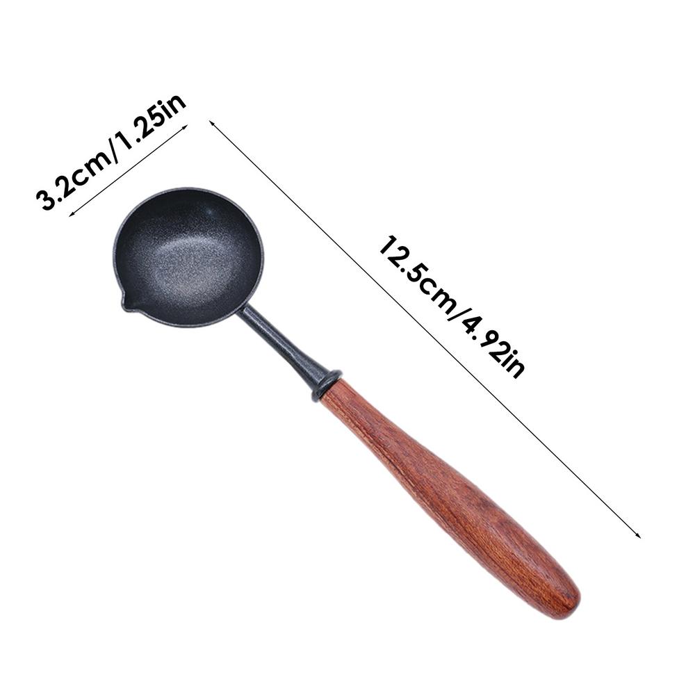 

Ложка для сургучной печати, ложка для плавления воска, уплотнительная винтажная деревянная ручка для сургучной печати, свадебные приглашения, подарок, конверт, письмо, искусство