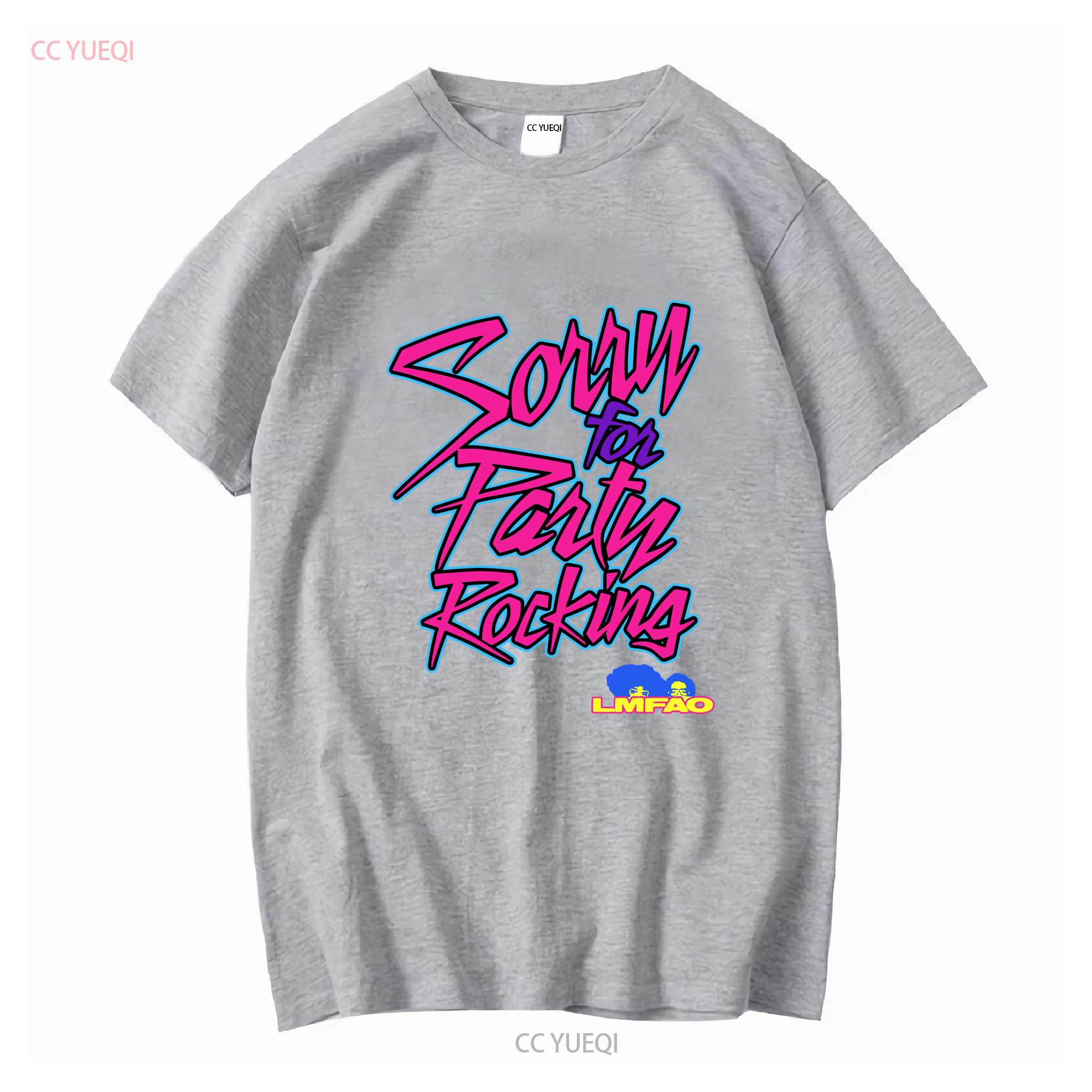 

LMFAO Sorry For Party Rocking T Shirt Electro Pop Music Vintage Scene Band long or short sleeves vintage Washed Comfortable XL