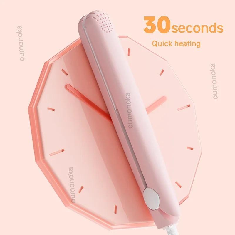 1PC  Hair Straightener Styling Appliances Hot Combs Tools Heated Flat Iron Beard Styler Professional Brush Curling Iron