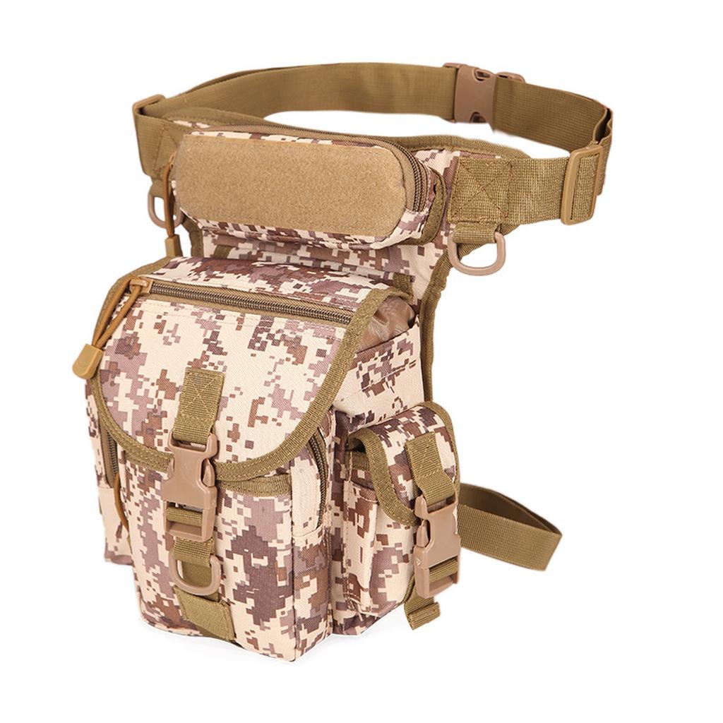 Waterproof Oxford Cloth Camouflage Single Shoulder Crossbody Reporter Photography Sports New Leg Bag