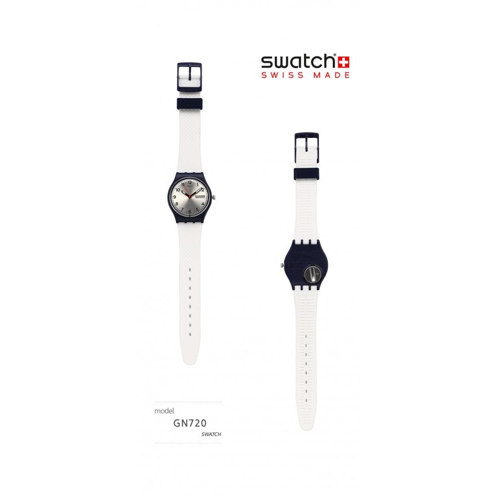 Swatch Gn720 Tech Mode White Delight Public Urethanuhr
