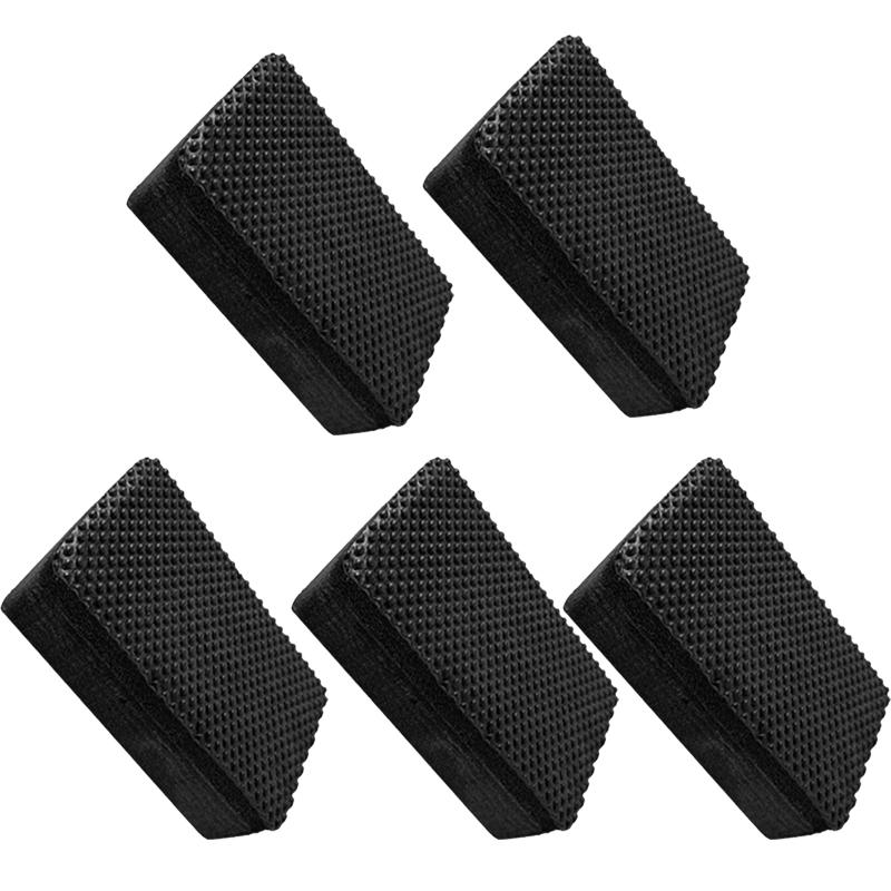 5Pcs Car Clay Bar Pad Sponge Block Cleaning Eraser Wax Polish Pad Tools Black Car Cleaning Tools Auto Detail Cleaning Care
