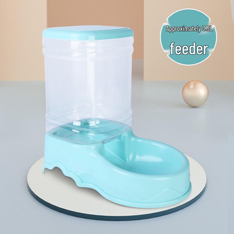 Automatic Pet Water & Food Dispenser Set - 3.5L Capacity for Cats & Dogs