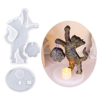 Versatile Handmade Silicone Crafts Mould Candlestick Molds Candle Stand Mould Great for Unique Wax Aromatherapy Displays