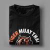 Tiger Muay Thai 100 Cotton T Shirt for Men's Summer  Vintage T-Shirts Crew Neck Trendy Cool Tee Shirt Plus Size Casual Tops