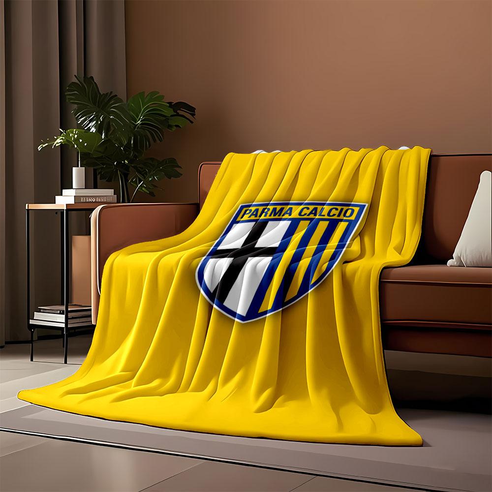 Parma Calcio Football Logo print blanket soft and cozy perfect for the living room bed sofa or a nap,gift