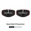 bgr3 For Volvo 2pcs Leather Car Seat Belt Protective Buckle Anti-Scratch Cover V40 V60 C30 C70 S60 S80 S90 XC40 XC60 XC70 XC90 T6