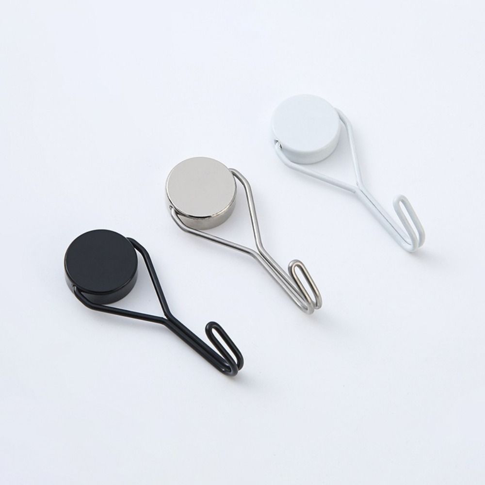 4 PCS Heavy-Duty Multipurpose Hanging Hook Wall-mounted Magnet Hook Hanger Magnetic Hooks  Bathroom