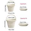 Multifunctional Folding Bucket 5/10L Portable Outdoor Fishing Bucket Compact Thickened Collapsible Wash Basin