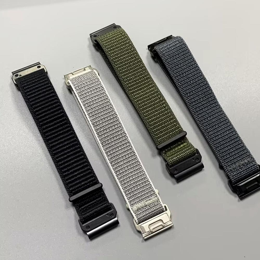 22/26mm Rychloupínací nylonový řemínek pro Garmin Fenix 8 pro Enduro 3 Tactix 8 Náramek pro Garmin Instinct 2/2X 3 Řemínek Příslušenství