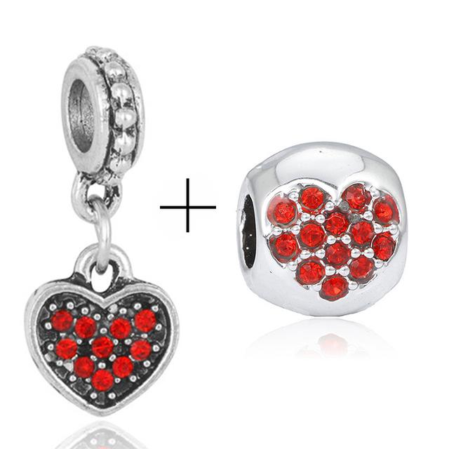 2pcs /Lot New Mom &Dad Charm Beads Fit European Style Brand Bracelets For Women Family Romantic Jewelry Gift Buy 1 Get 1 Free
