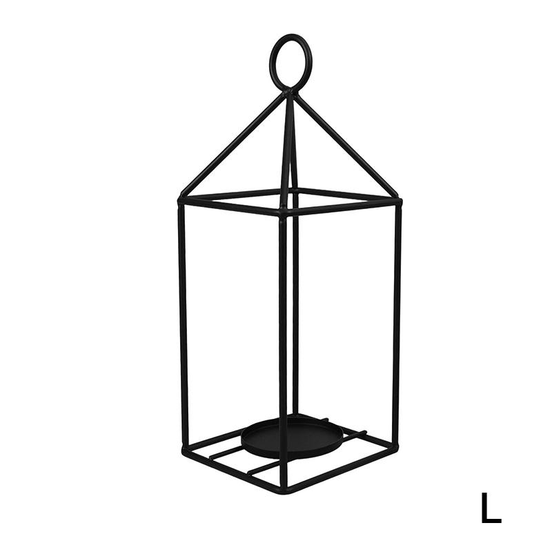 Eisenkunst-Kerzenständer-Ornamente, Kunsthandwerk, dekoratives Käfig-Design, Ambiente-Kerzenhalter, einzigartige, einfarbige Garten-/Innenhof-Dekoration