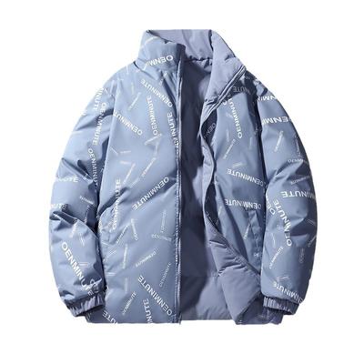 Jacke Baumwollgepolsterte Kleidung Herbst und Winter Warmes Paar Baumwollgepolsterte Jacke Verdickte Doppelseitige Stehkragenjacke