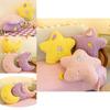 Cozy Moon And Star Plush Doll For Girls Hypoallergenic Stuffed Animal Soft Toy