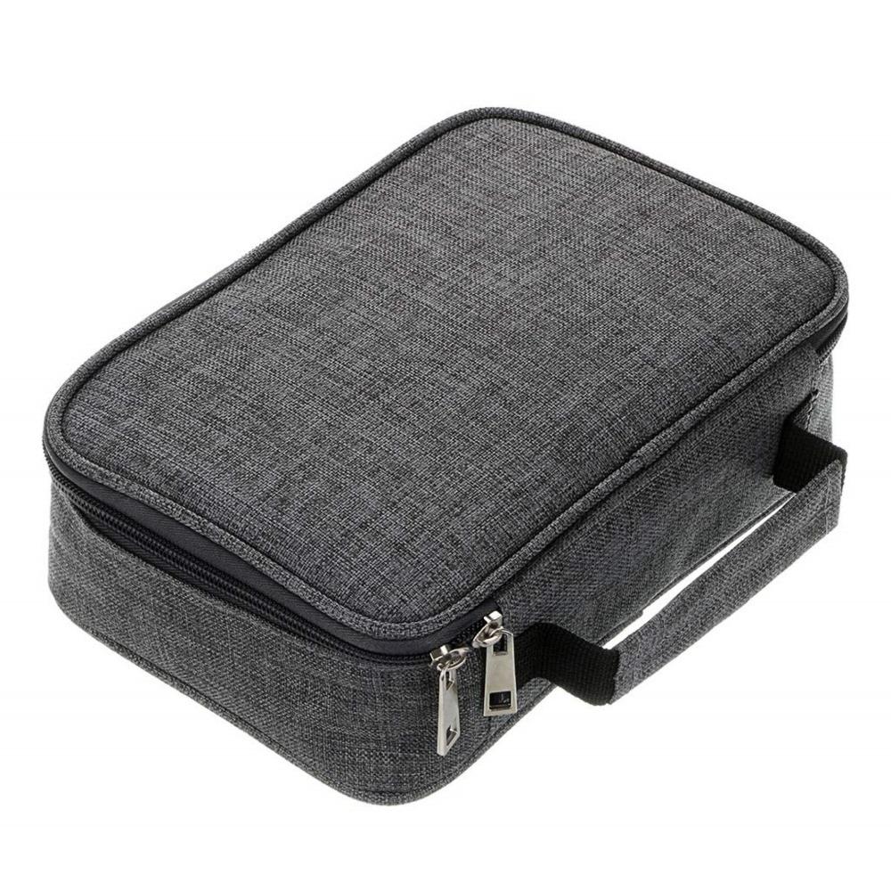 

Сумка для хранения карандашей на 72 отделения, большой вместимости, держатель для кистей для рисования, пенал, школьные принадлежности для студентов серый