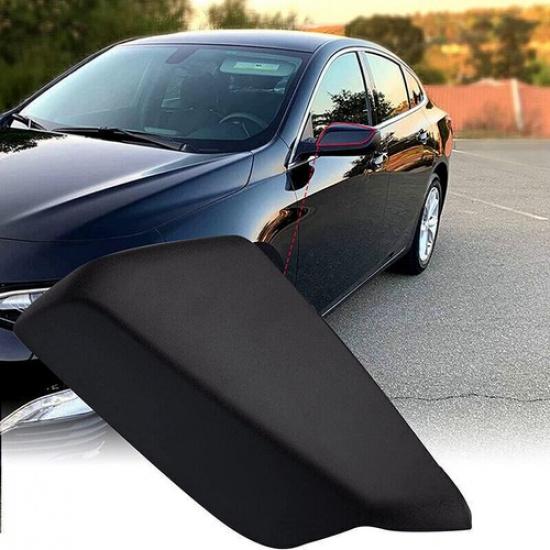 Passenger & Driver Side Mirror Cover Caps Black For Chevrolet Malibu 2016-2020